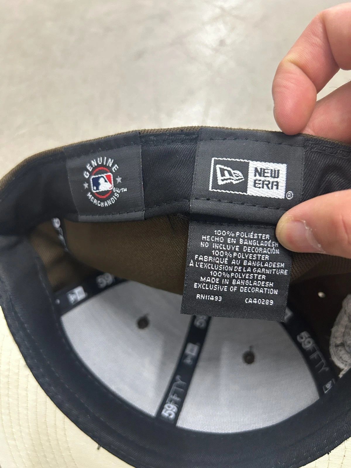 Born X Raised × NFL (7 3/4) Los Angeles Dodgers × New Era 50TH PATCH HAT BROWN Size ONE SIZE - 4 Thumbnail