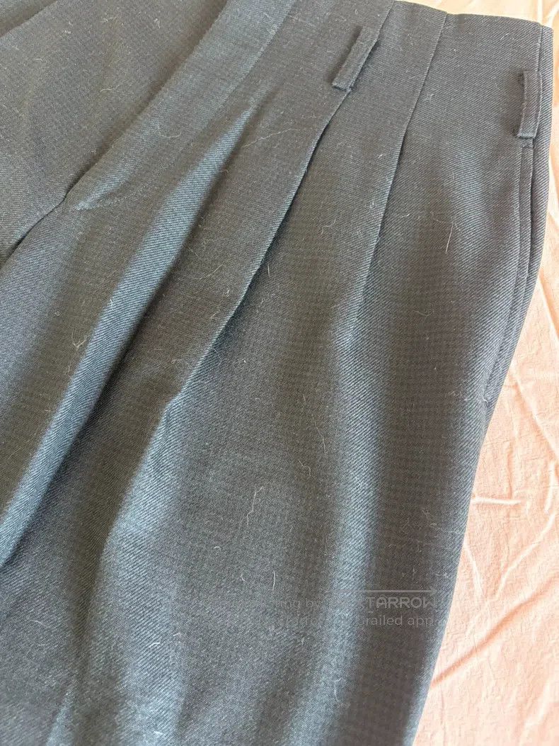 Comme des Garcons Comme des Garcons size S Dark plaid wide-leg pants, size S Size 24" / US 00 / IT 34 - 3 Thumbnail