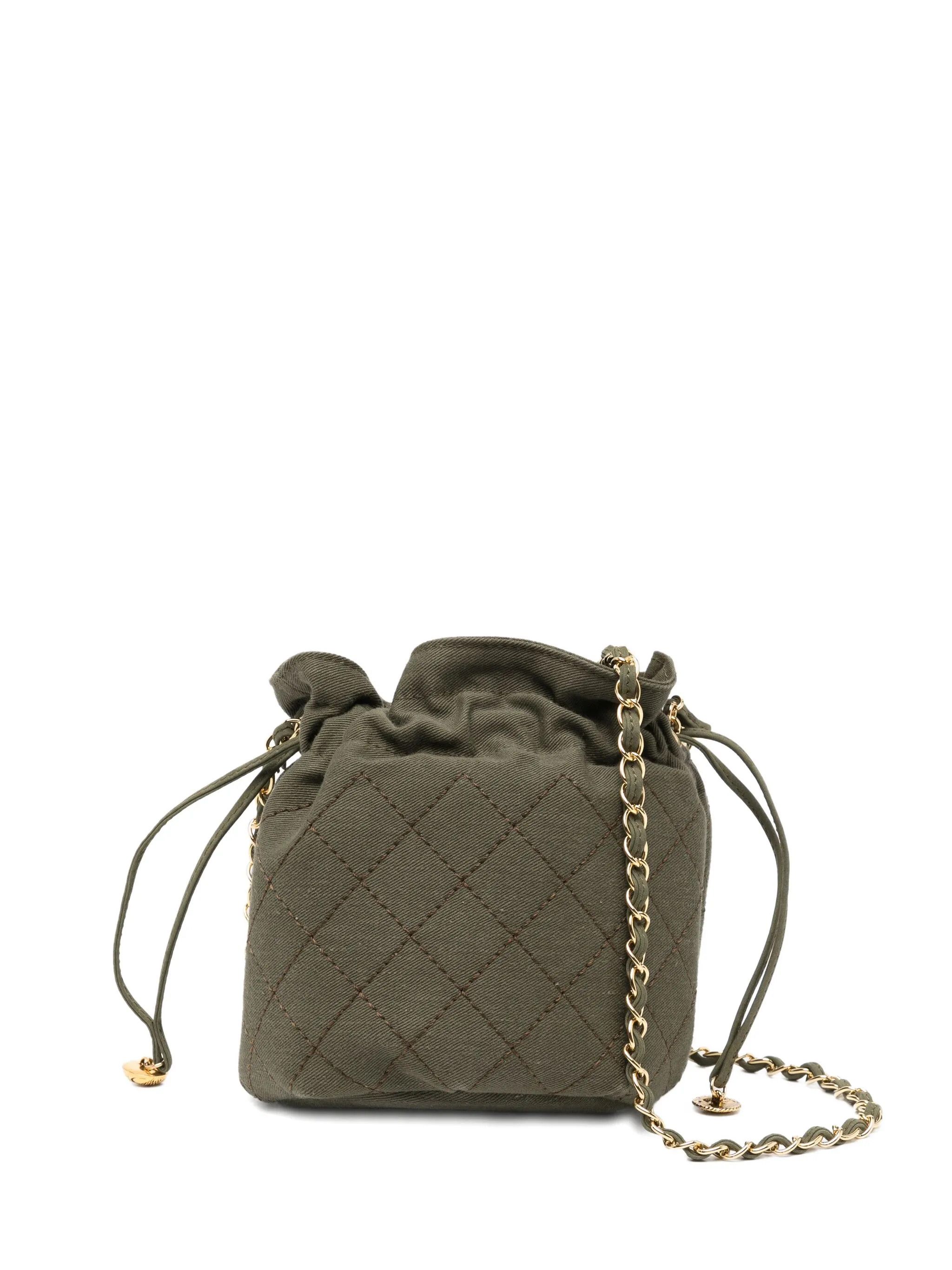 READYMADE READYMADE Quilted Embellished Military Canvas Crossbody Bag Size ONE SIZE - 5 Thumbnail