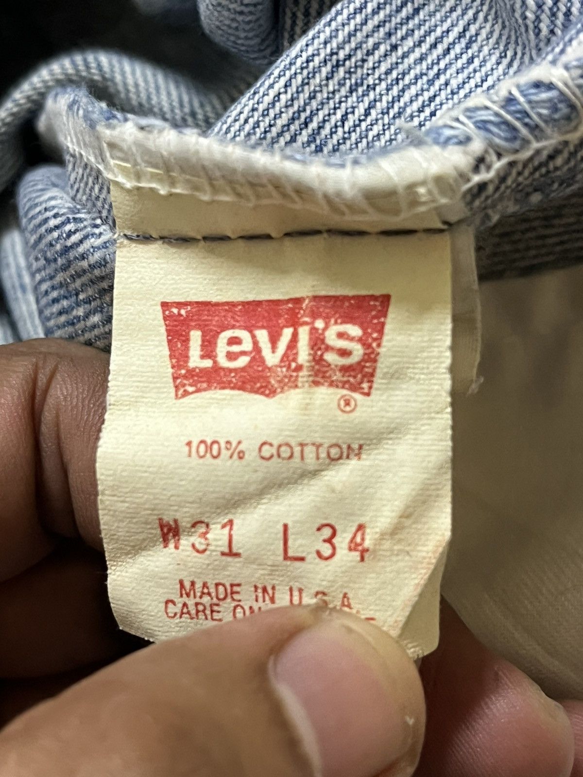 Levi's Vintage Clothing Vintage Levi’s 505 Mudwash Faded Denim Size US 30 / EU 46 - 9 Thumbnail
