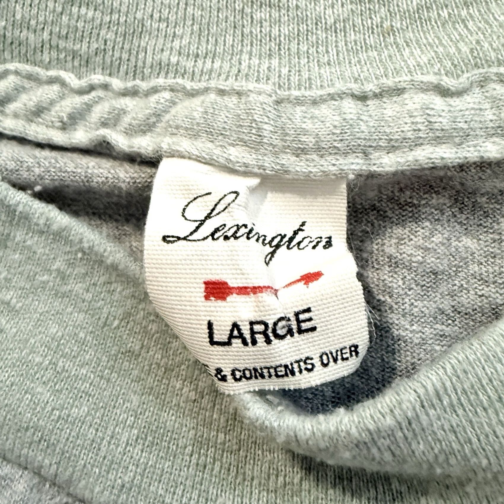 Vintage VTG Lexington T-Shirt Mens L Gray USA Stitch Bikini Girl Graphic Single Stitch Size ONE SIZE - 4 Thumbnail