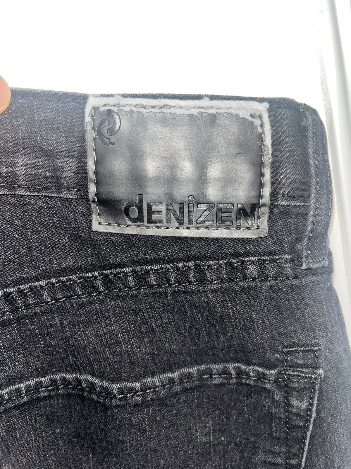 Denizen × Levi's × Vintage Denizen by Levi’s Skinny Fit 216 Black Denime Size US 31 - 9 Thumbnail