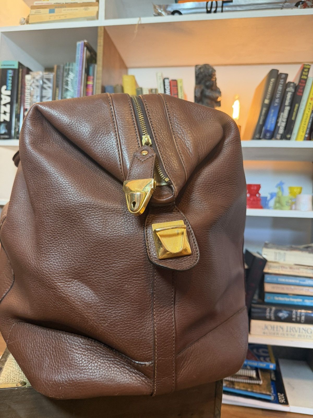 Brioni Brioni Leather Duffel Size ONE SIZE - 11 Thumbnail