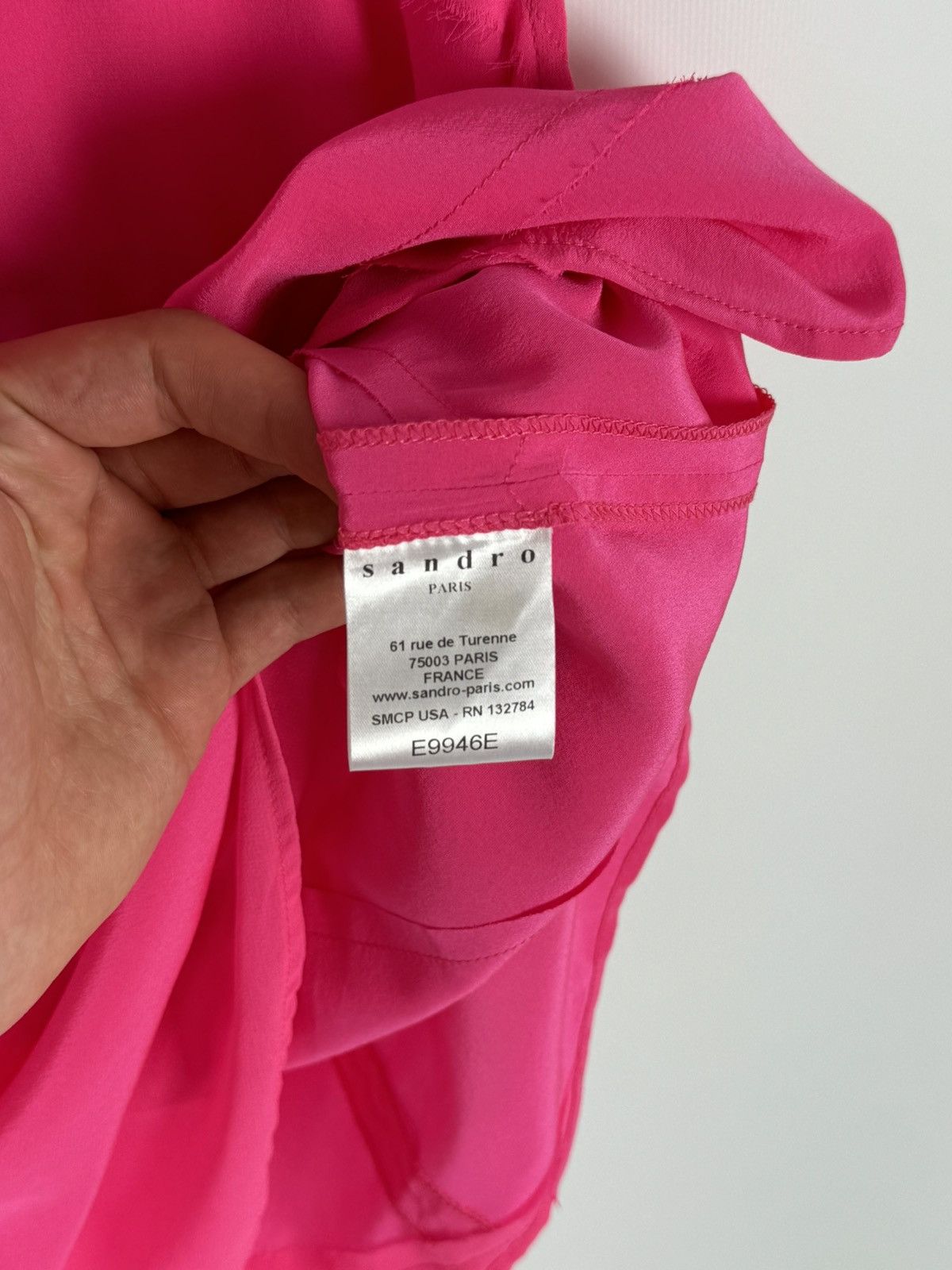 Sandro Sandro Paris Pink Tank Top Size S / US 4 / IT 40 - 9 Thumbnail