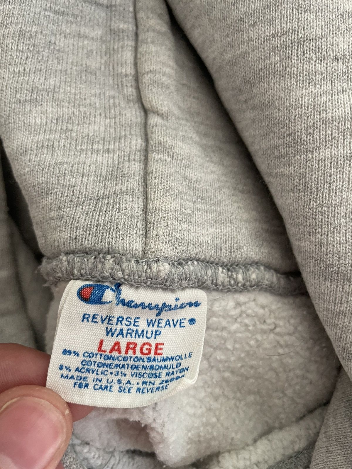 Champion × Vintage Vintage Champion College hoodie Size US L / EU 52-54 / 3 - 4 Thumbnail