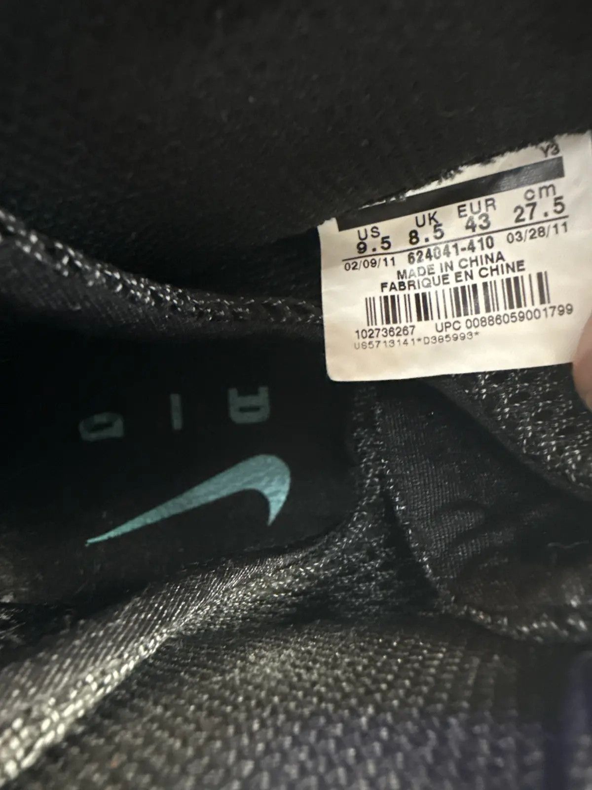 Nike Nike Air foamposite “Electric Blue” **PRE-OWNED** REP box Size US 9.5 / EU 42-43 - 5 Thumbnail