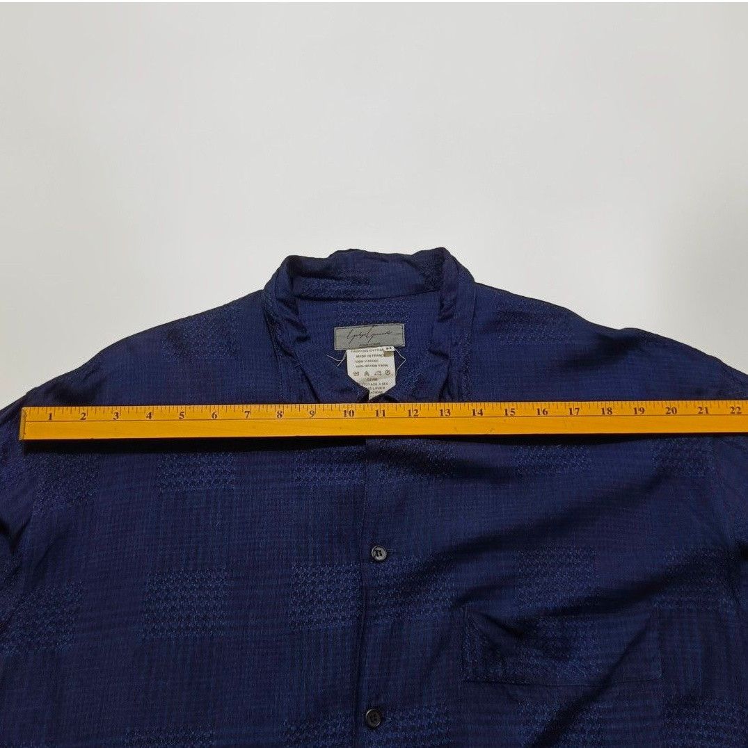 Yohji Yamamoto Vintage 90s Yohji Yamamoto Pour Homme Viscose Rayon Shirt Size US M / EU 48-50 / 2 - 5 Thumbnail