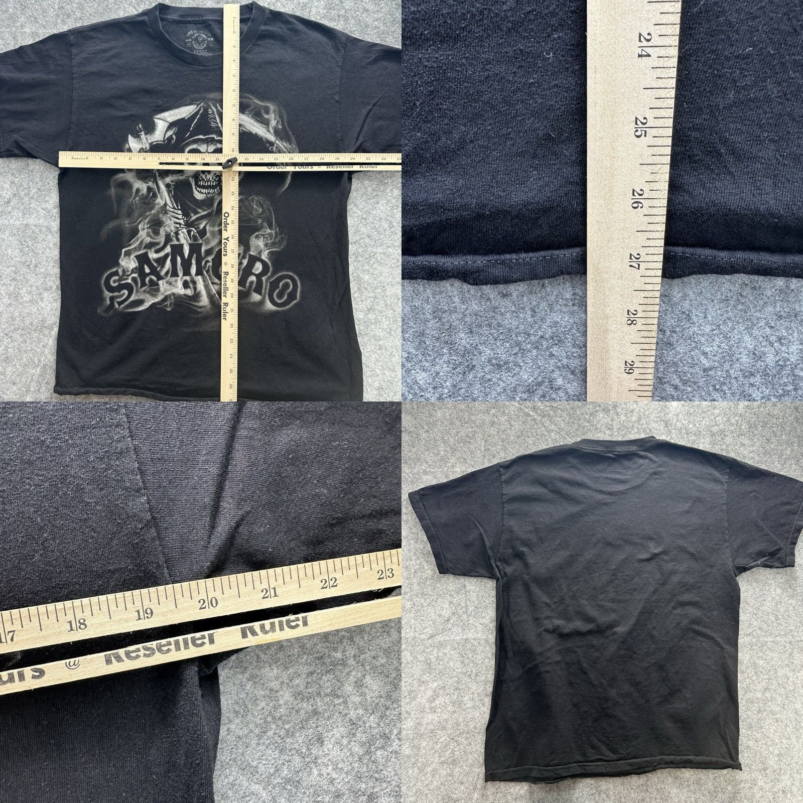 Vintage Sons of Anarchy Samcro Shirt Mens Large Reaper Graphic Black Biker Goth Shirt Mens Large Black Graphic - Size US L / EU 52-54 / 3 - 8 Thumbnail
