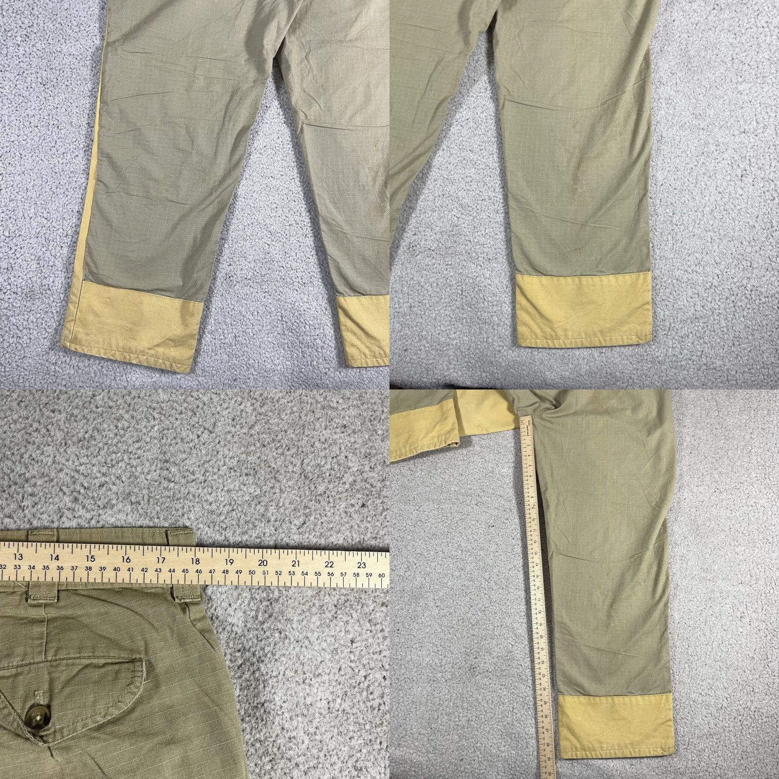 Orvis Orvis Pants Mens 38x29 Hunting Brush Guard Double Knee Vintage Outdoor Canvas Khakis Adults Regular Beige Front Flat Pockets 80s 90s Nature Mens Size US 38 / EU 54 - 10 Thumbnail