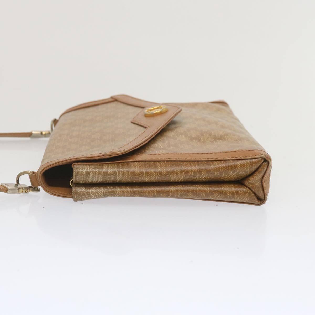 Celine CELINE Macadam Canvas Shoulder Bag Beige Size ONE SIZE - 4 Thumbnail