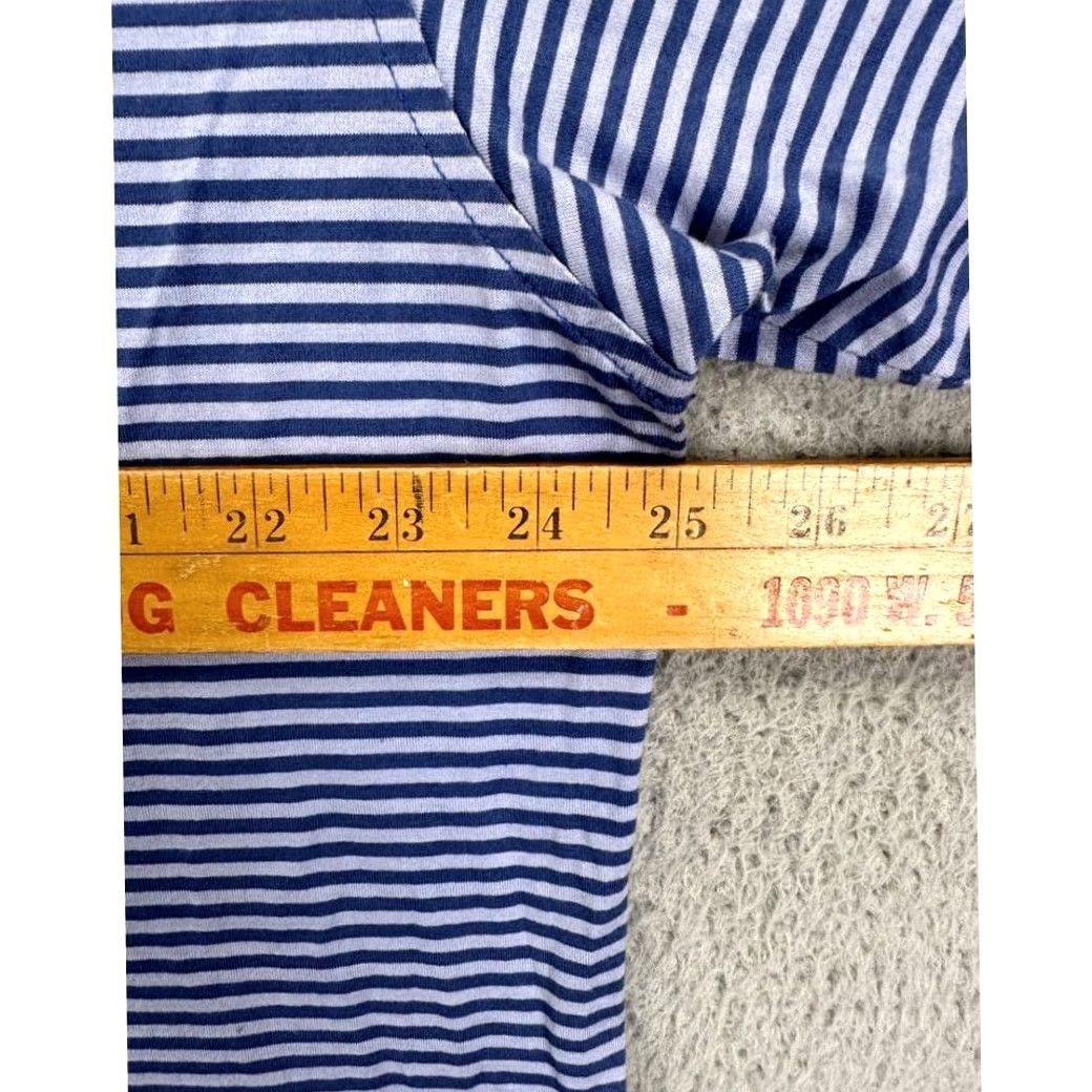 Peter Millar Peter Millar Polo Shirt Mens XL Blue Striped 100% Cotton Short Sleeve Rugby Size US XL / EU 56 / 4 - 5 Thumbnail