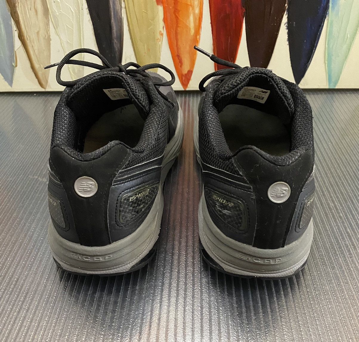 New Balance New Balance Men's 1540v2 Black/Silver 11 EE Made in USA VGC Size US 11 / EU 44 - 8 Thumbnail