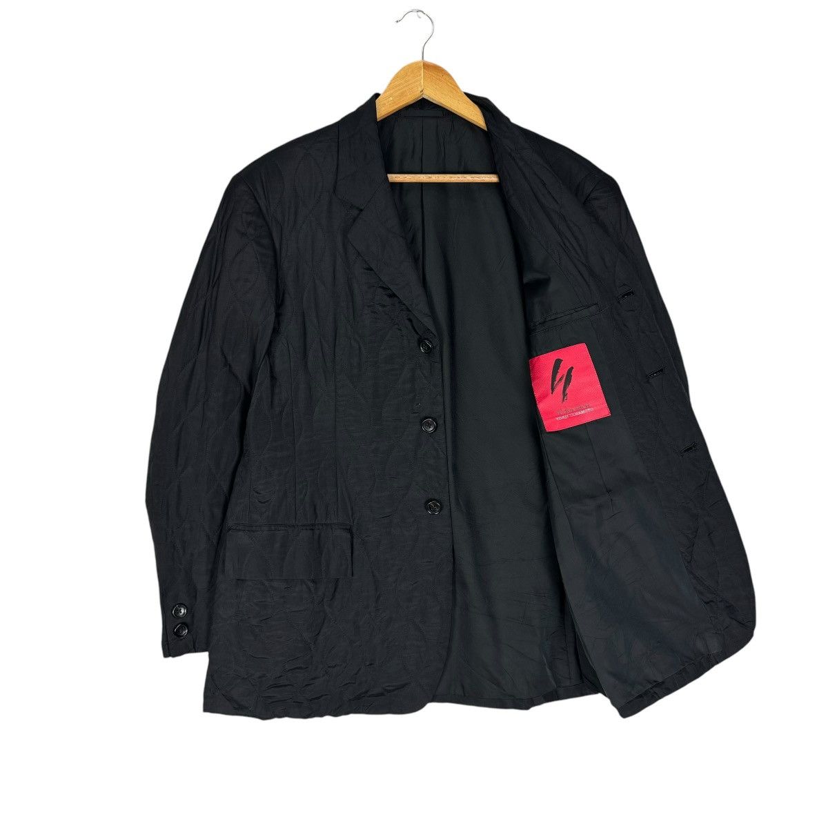 Yohji Yamamoto 🌟Y’S FOR MEN RED LABEL QUILTED BLAZER COAT Size US M / EU 48-50 / 2 - 11 Thumbnail