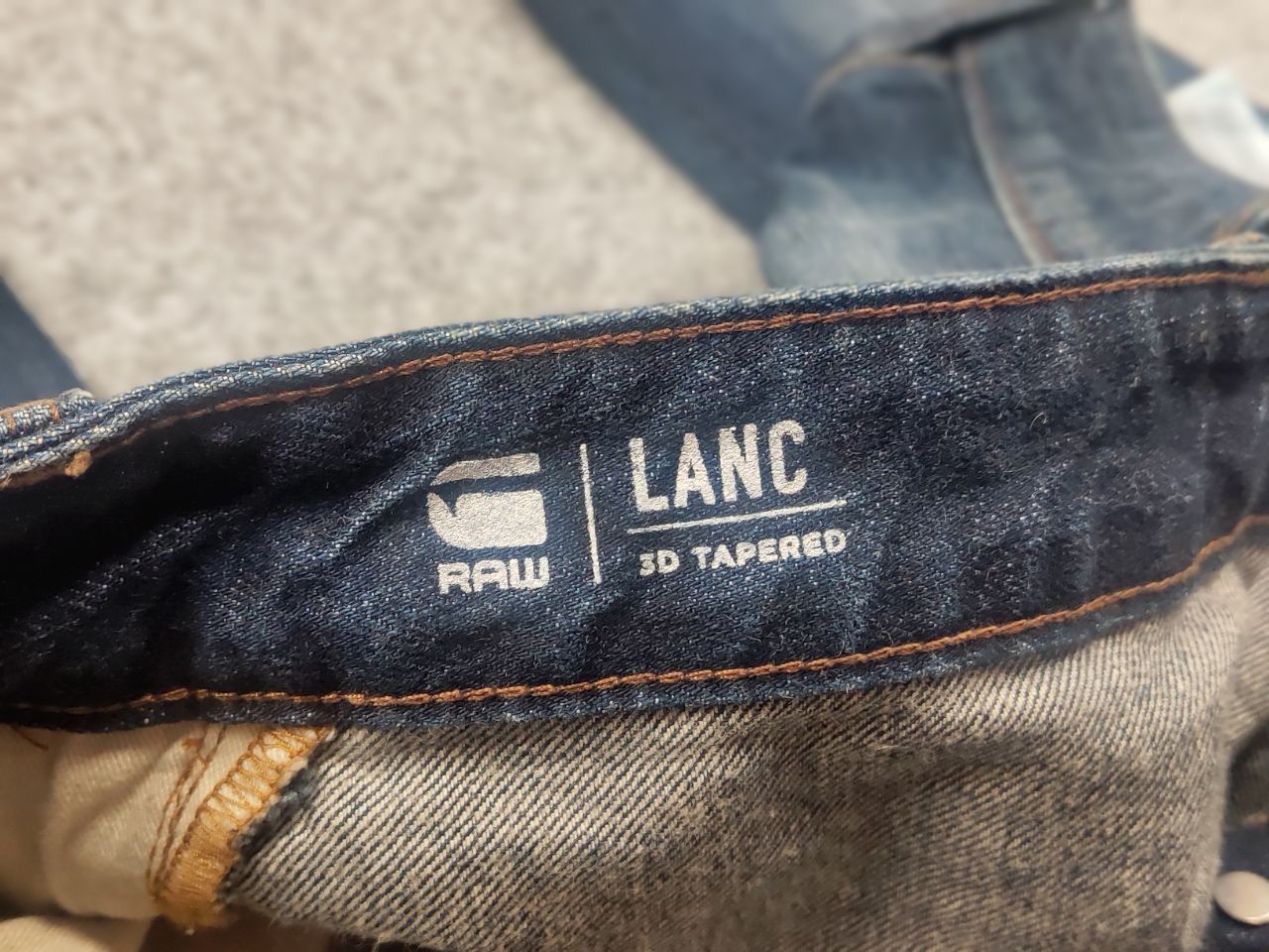 G-Star G Star Raw lanc 3d tapered Faded Denim Jeans Vintage LGB Size US 34 / EU 50 - 16 Thumbnail
