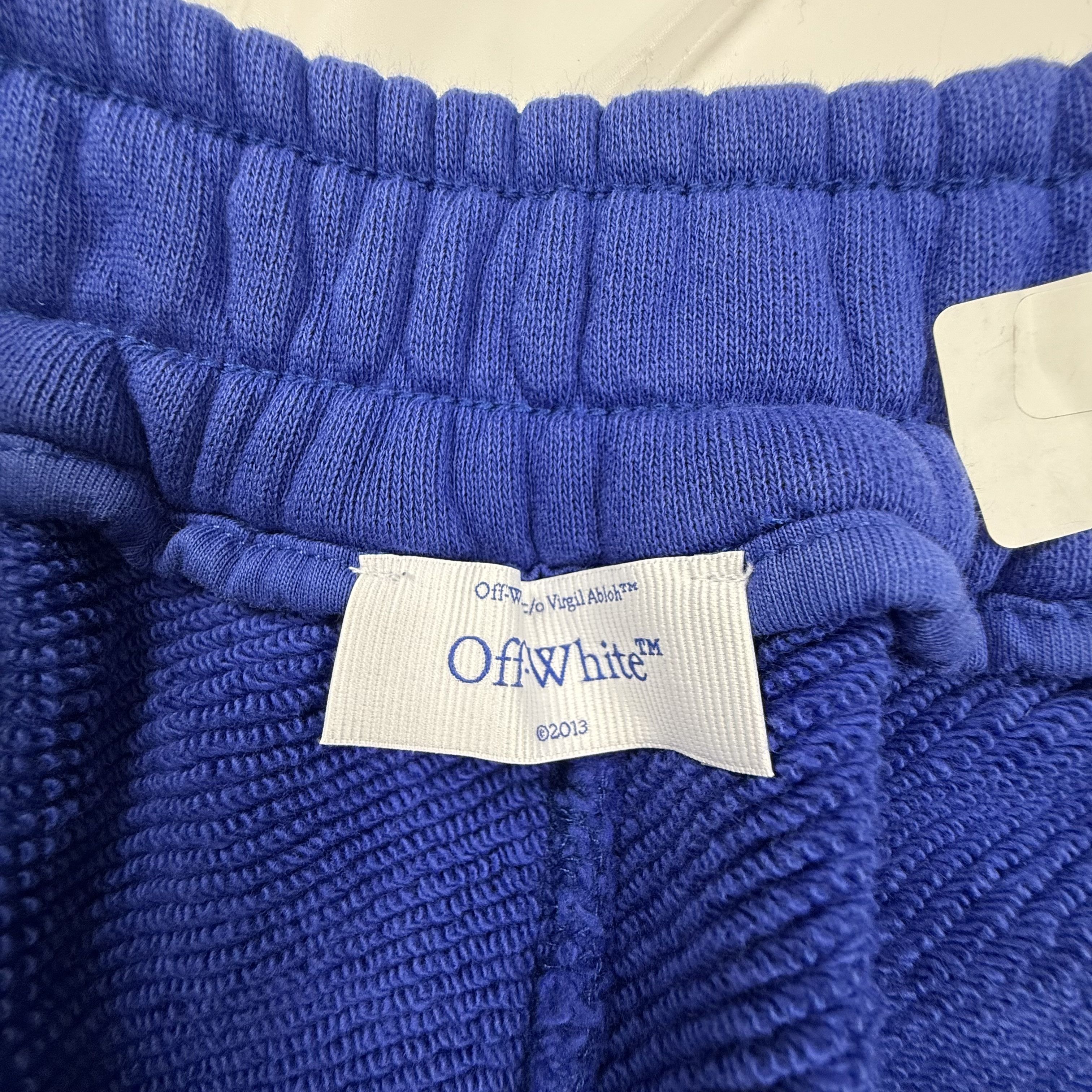 Off-White Off-White Royal Blue Diagonal Stripe Sweatpants Mens Large Size US 32 / EU 48 - 6 Thumbnail