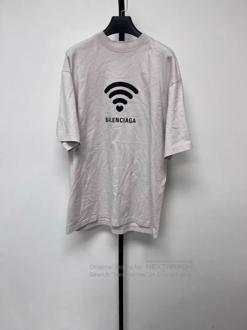 Balenciaga Balenciaga Logo Letter Printed Crew Neck Short Sleeve T-Sh Size XS / US 0-2 / IT 36-38 - 1 Thumbnail