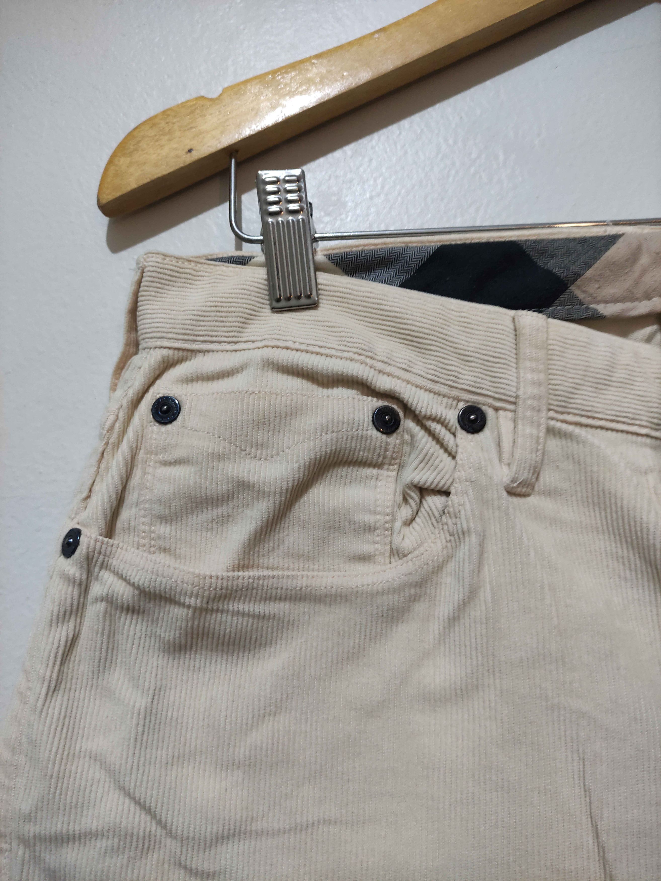 Burberry Burberry Brit Beige Corduroy Pants 32 L/M Size US 32 / EU 48 - 19 Thumbnail