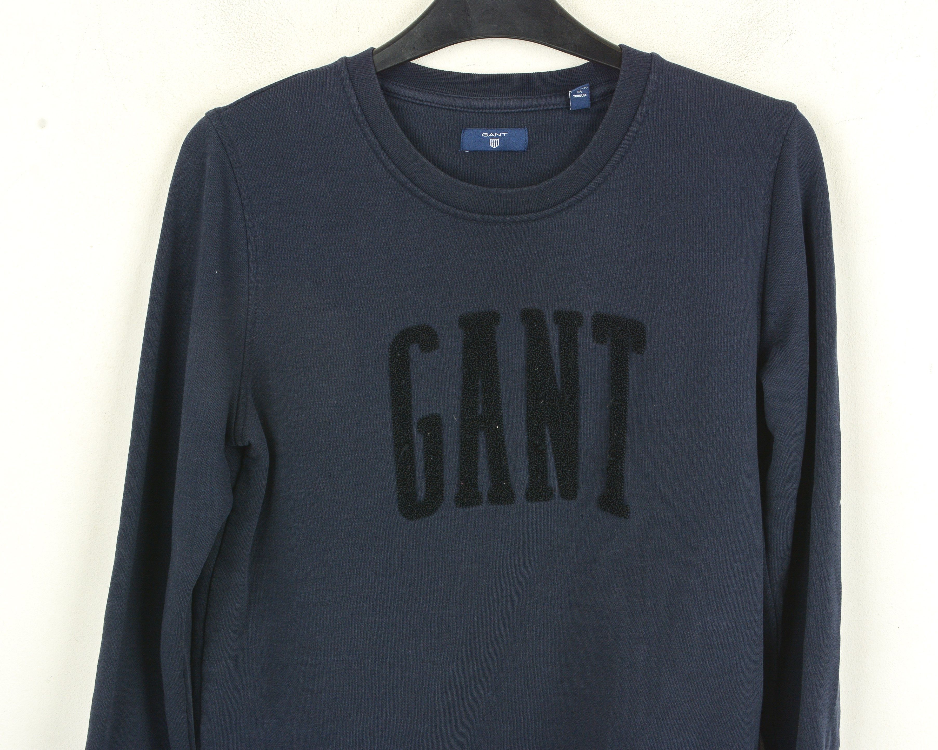 Gant Womens S Pullover Jumper Sweatshirt Crew Neck Sweater Navy Size S / US 4 / IT 40 - 4 Thumbnail