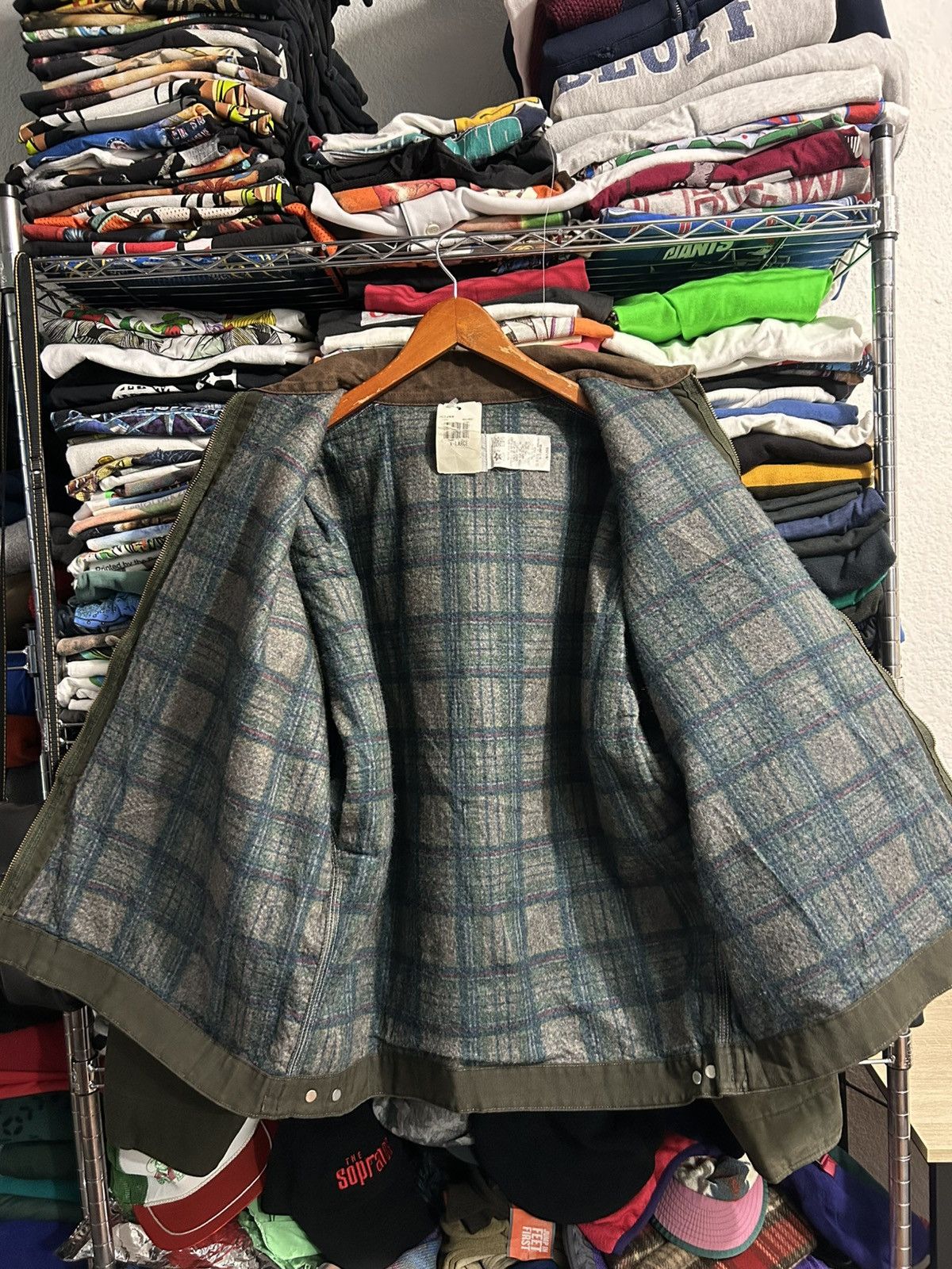 Carhartt 1995 Carhartt Detroit Dark Olive JB1266 Deadstock Size US XL / EU 56 / 4 - 3 Thumbnail
