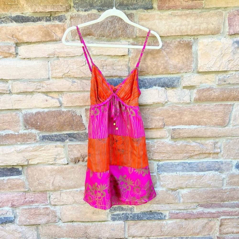 Designer Vibrant Bohemian Style Maxi Dress Size XS / US 0-2 / IT 36-38 - 1 Thumbnail