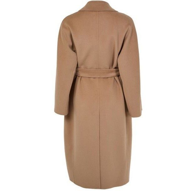 MAX MARA Paul Belted Brown Wool Long Coat New & Authentic (W