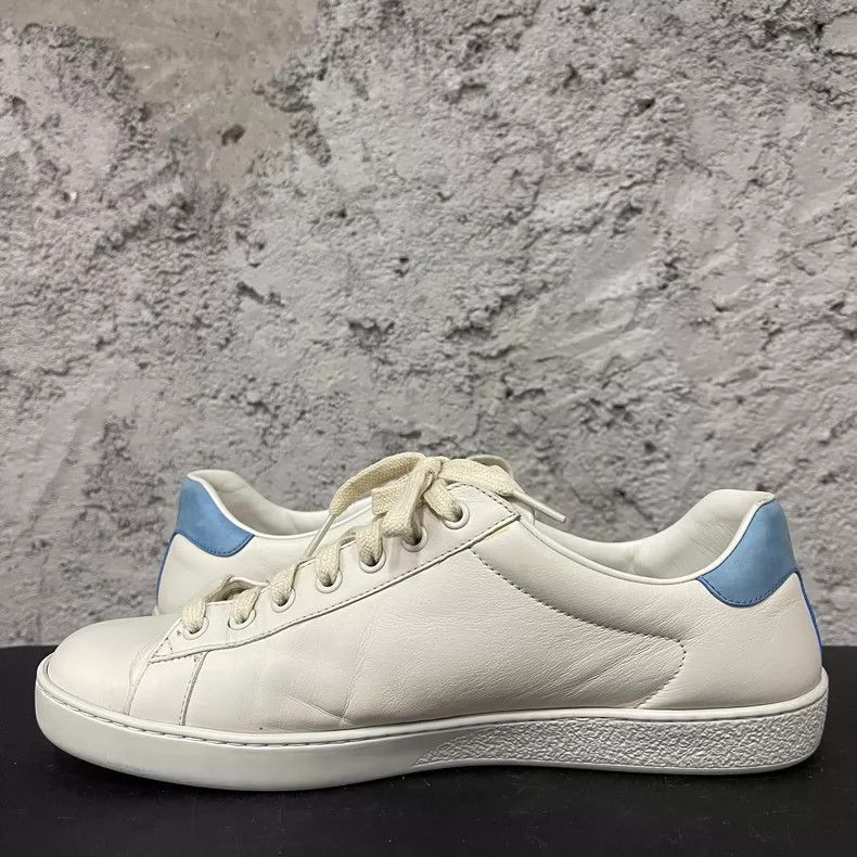 Gucci Gucci White Sneakers with Red Logo-2505 Size US 7 / EU 40 - 5 Thumbnail