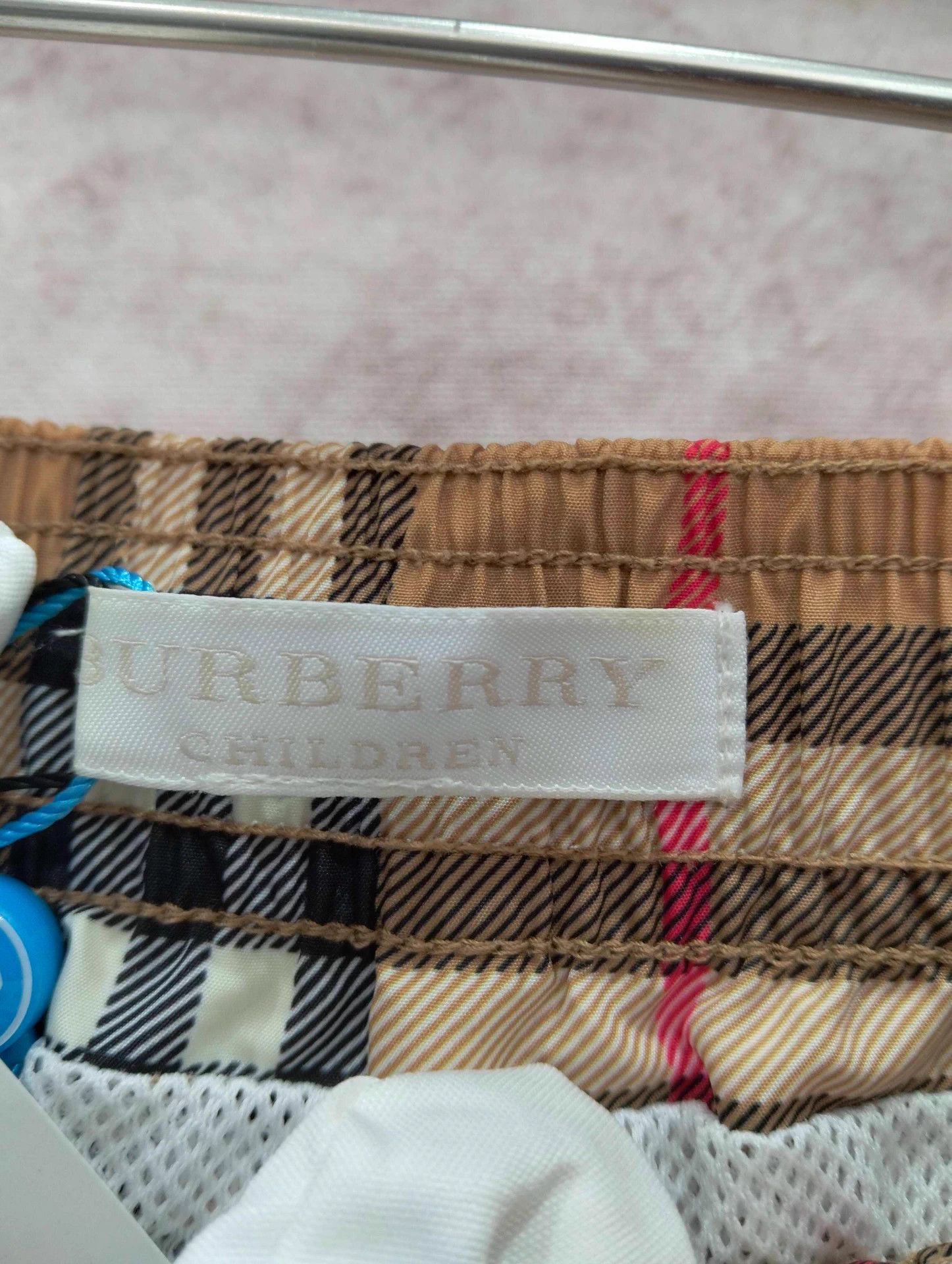 Burberry BURBERRY Elastic Waist Check Short Size US 31 - 4 Thumbnail