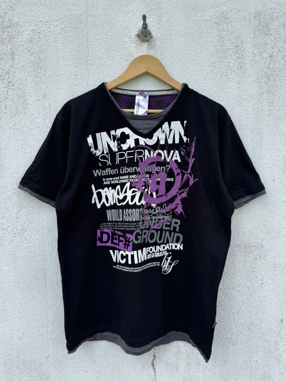 If Six Was Nine B One Soul Wild Poems Double Layered Long Sleeve Size US L / EU 52-54 / 3 - 1 Thumbnail