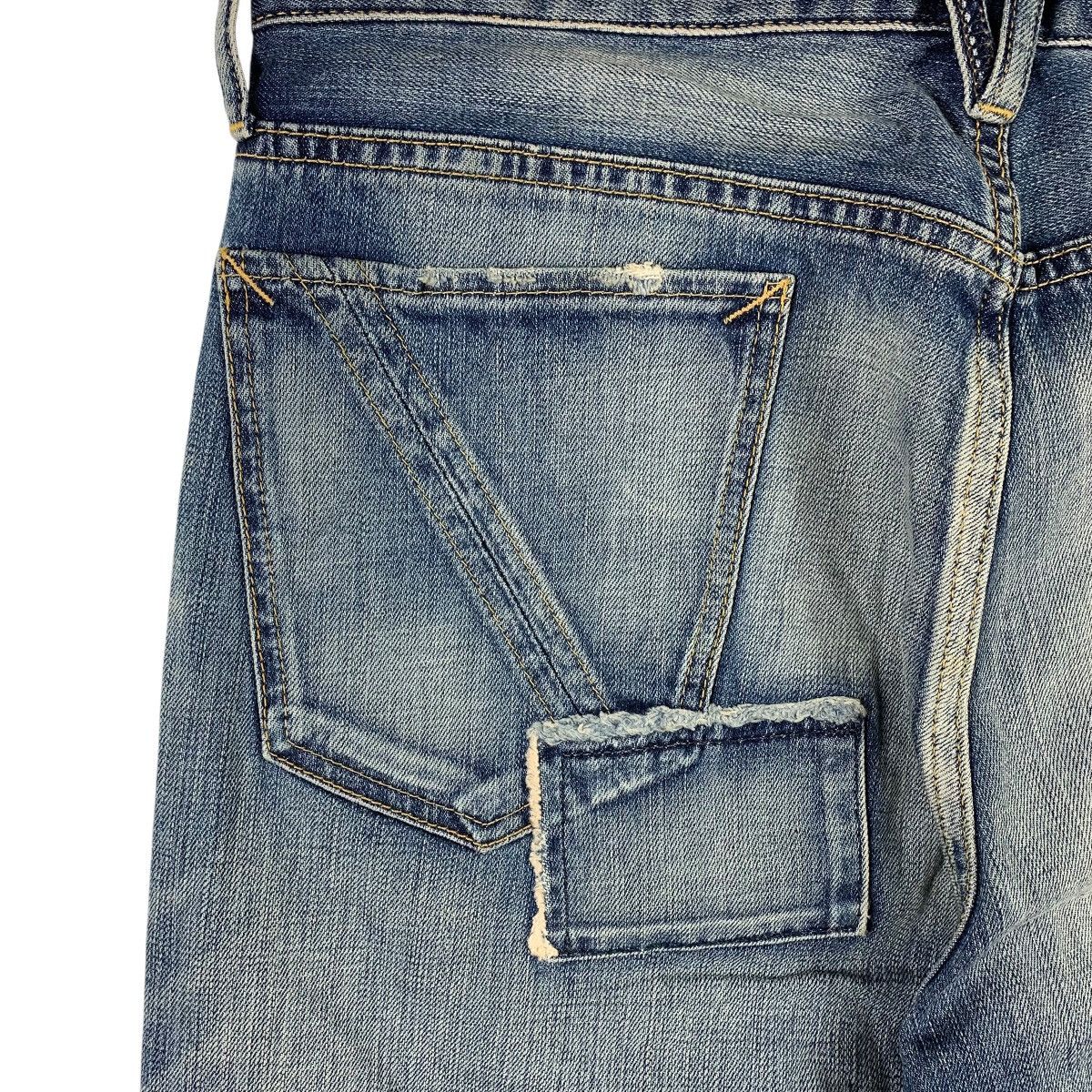 Japanese Brand × Vanquish VANQUISH Distressed patchwork blue jeans Size 32" / US 10 / IT 46 - 18 Thumbnail