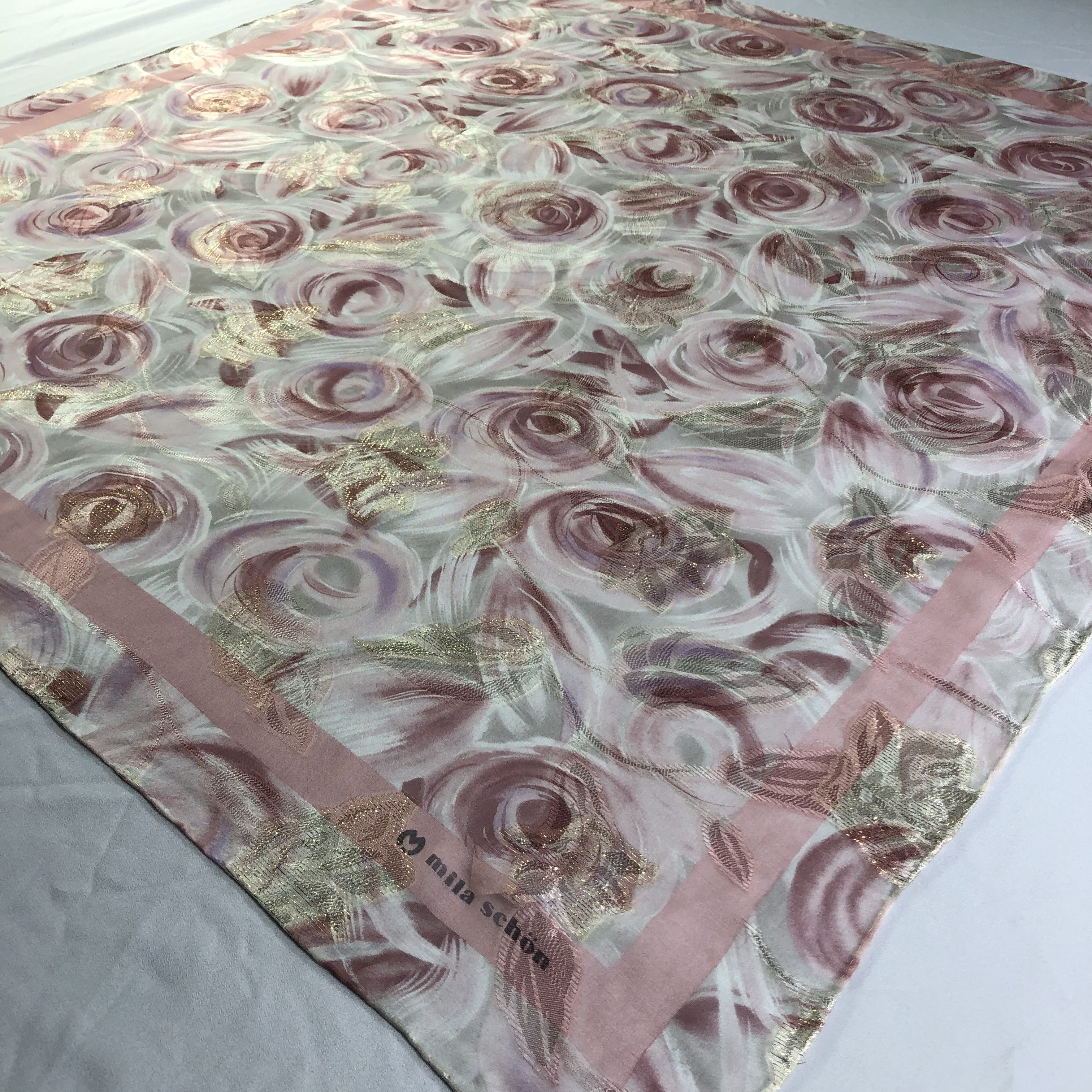 Mila Schon × Vintage Vintage Mila Schon Silk Scarf Size ONE SIZE - 4 Thumbnail