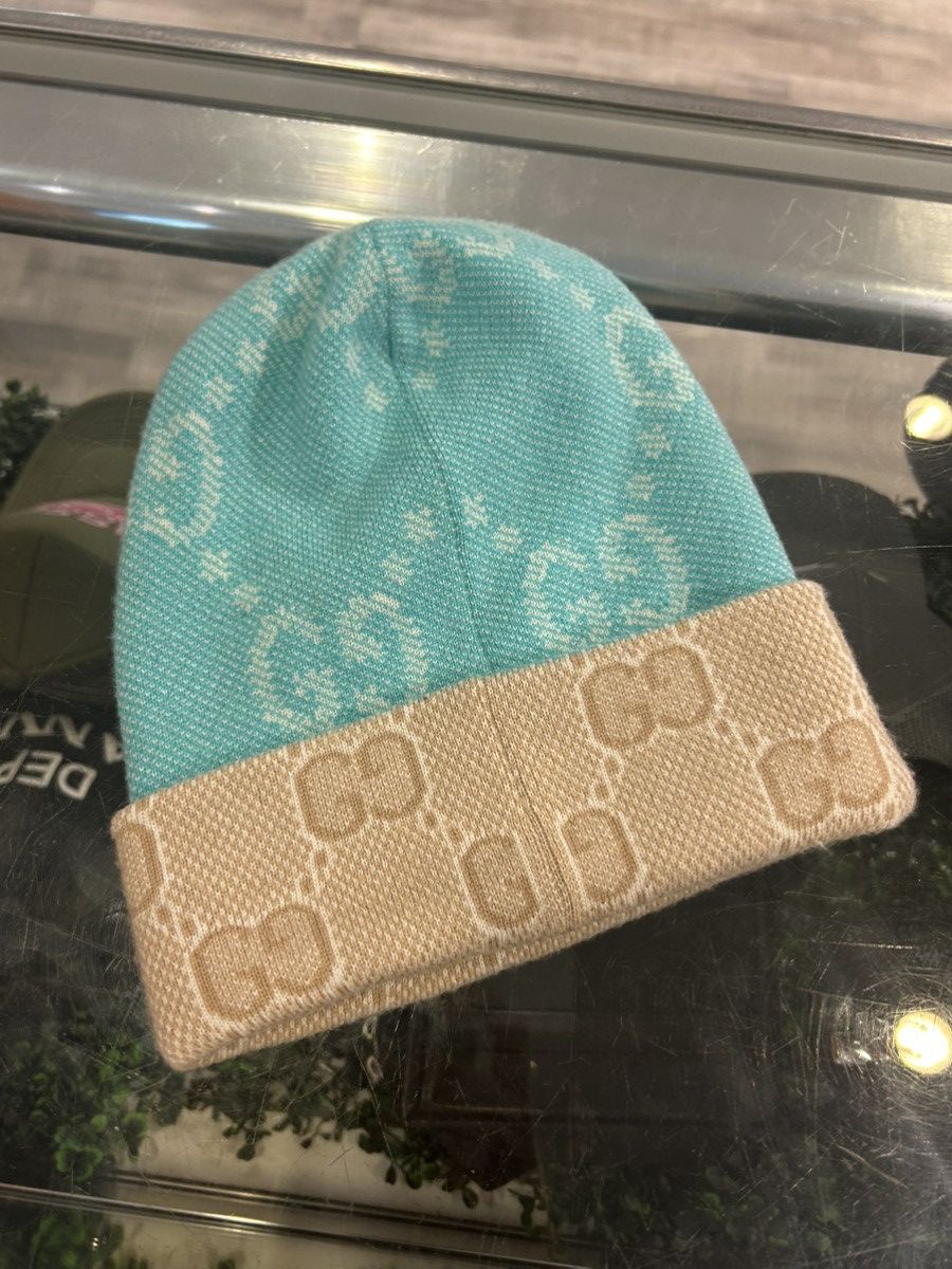 Gucci Gucci Reversible GG Wool Beanie Size ONE SIZE - 2 Thumbnail