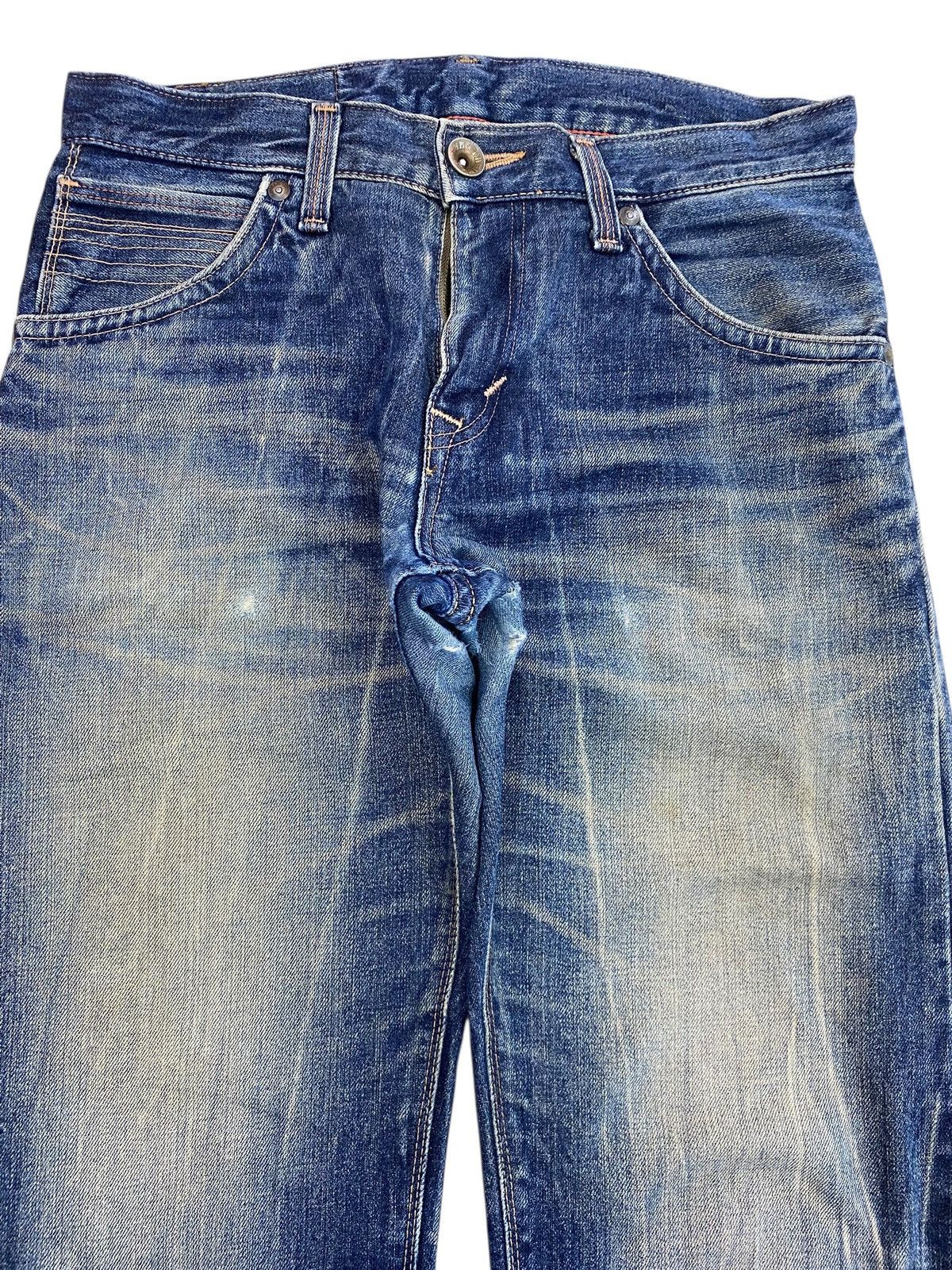 Edwin Edwin Vintage Mud Wash Whiskered Straight Leg Style Size US 33 - 2 Thumbnail