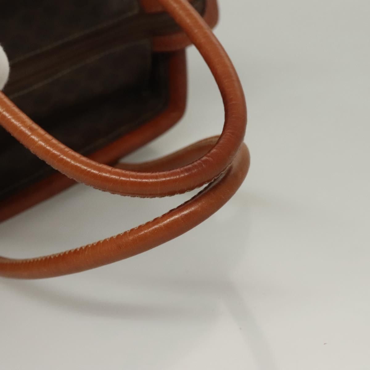 Celine CELINE Macadam Canvas Hand Bag Pvc Leather Brown Gold Size ONE SIZE - 7 Thumbnail