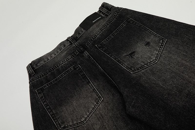 Vintage American retro washed distressed jeans for men Size US 32 / EU 48 - 5 Thumbnail