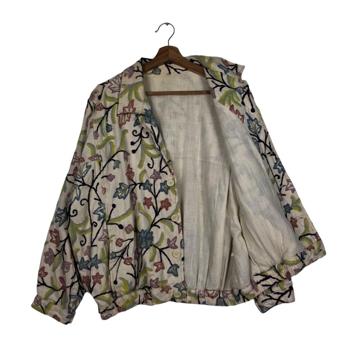 Japanese Brand × Vintage 📌Vintage Bomber Jacket Navajo Double Collar Issey Miyake Size US M / EU 48-50 / 2 - 11 Thumbnail