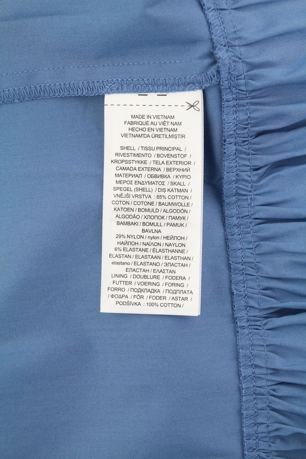 Lauren Ralph Lauren S Blue Sleeveless Tie-Front Tiered Dress 84682 Size S / US 4 / IT 40 - 8 Thumbnail