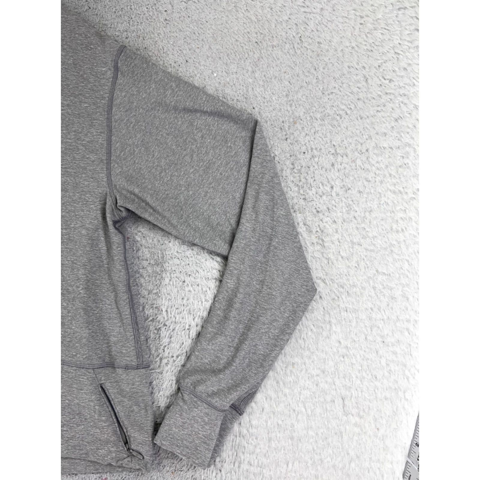 Lululemon Lululemon Sweater Women 8 Gray Ready to Rulu Pullover Funnel Neck Long Sleeve Shirt Size M / US 6-8 / IT 42-44 - 2 Thumbnail