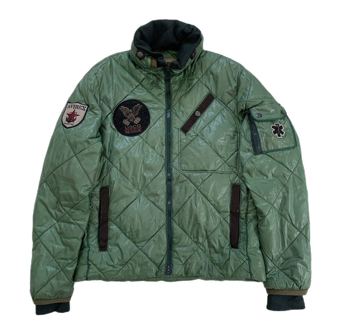 Avirex Avirex USCG AF-75 Quilted Jacket Size US M / EU 48-50 / 2 - 1 Thumbnail