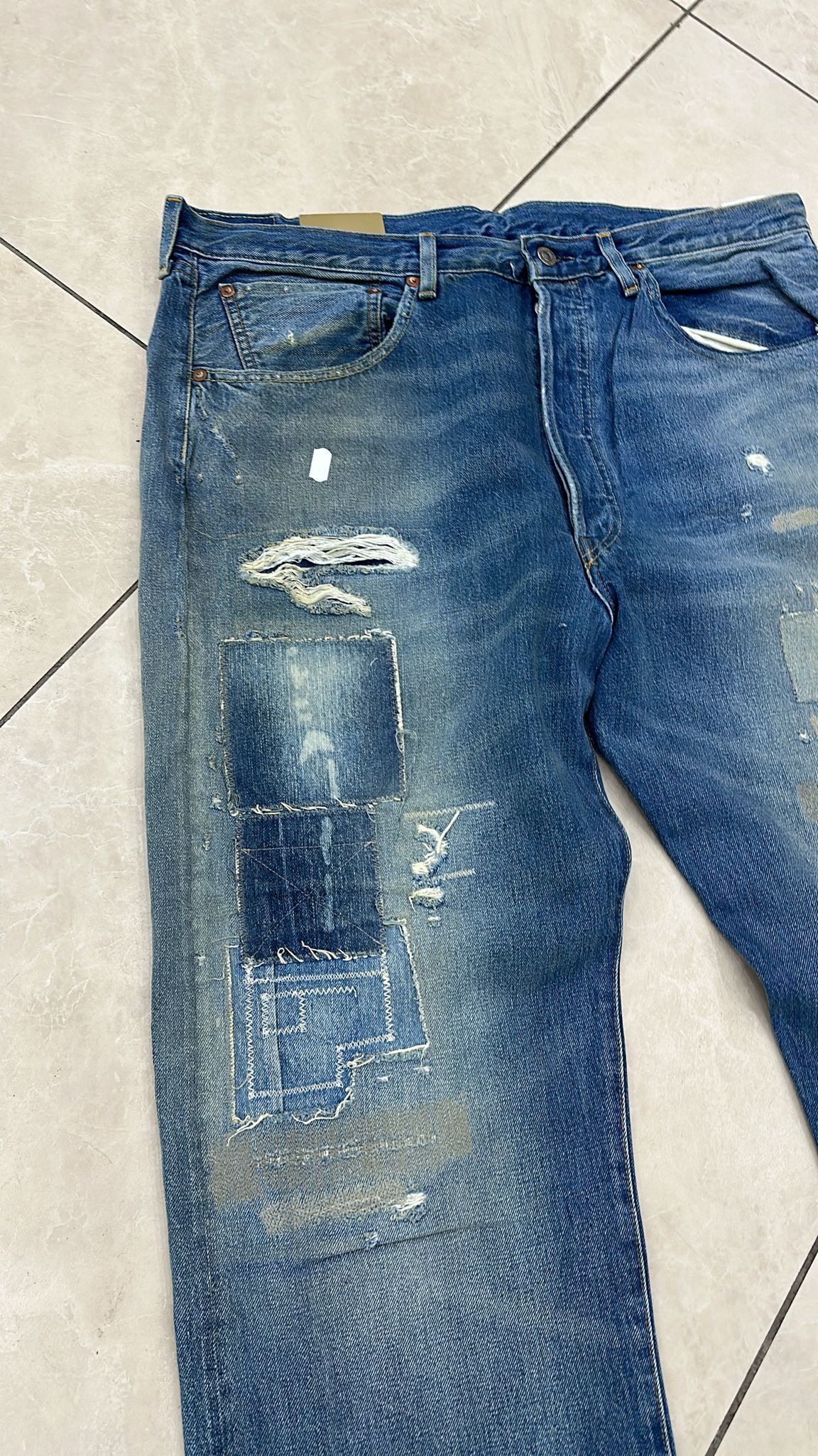 Levi's Vintage Clothing LVC Levi's Vintage Clothing 1955 501XX BigE Selvedge Jeans Size US 38 / EU 54 - 2 Thumbnail