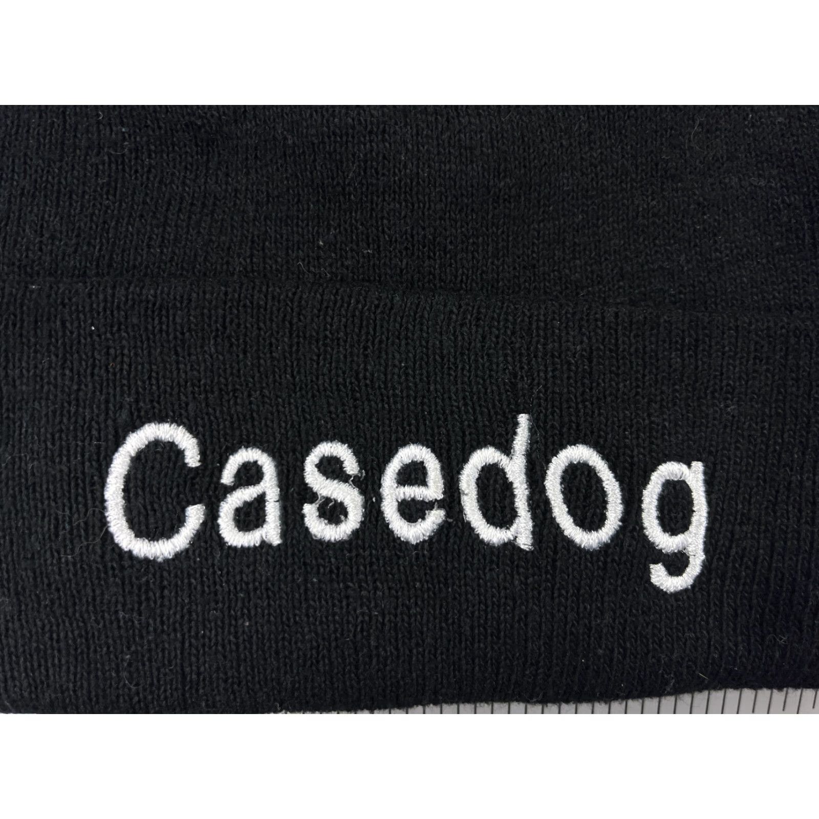 Vintage Casedog Beanie Toque Black One Size Adult Knit Polyester Blend Unisex Skate Hat/Beanie Mens Womens Teens Boys Girls Outdoor Casual Size ONE SIZE - 2 Thumbnail