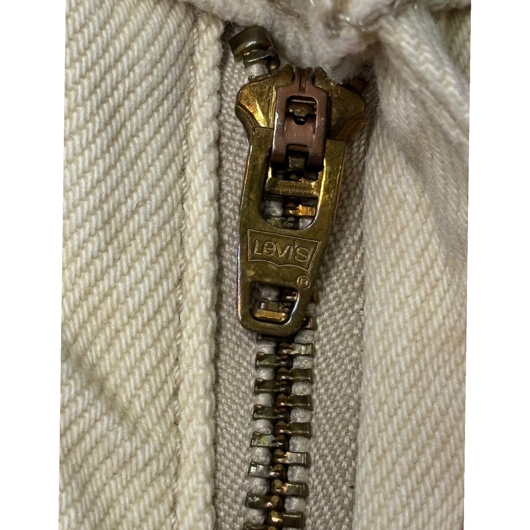 Vintage VINTAGE Levi Strauss Premium 80s Mom Jeans Light Cream Beige 25x27 Jeans Women 90s Retros 5-Pocket Bohemian Womens Size 42" / US 20 - 3 Thumbnail