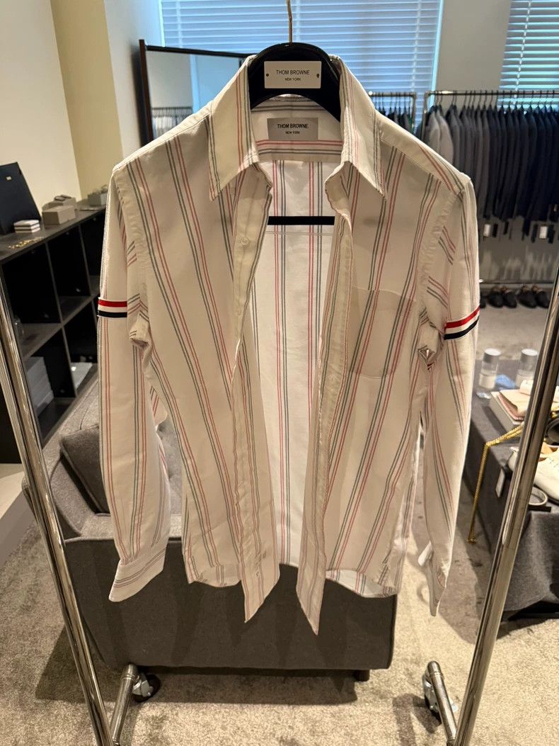 Thom Browne Thom Browne size2 Striped shirt Size US M / EU 48-50 / 2 - 1 Thumbnail