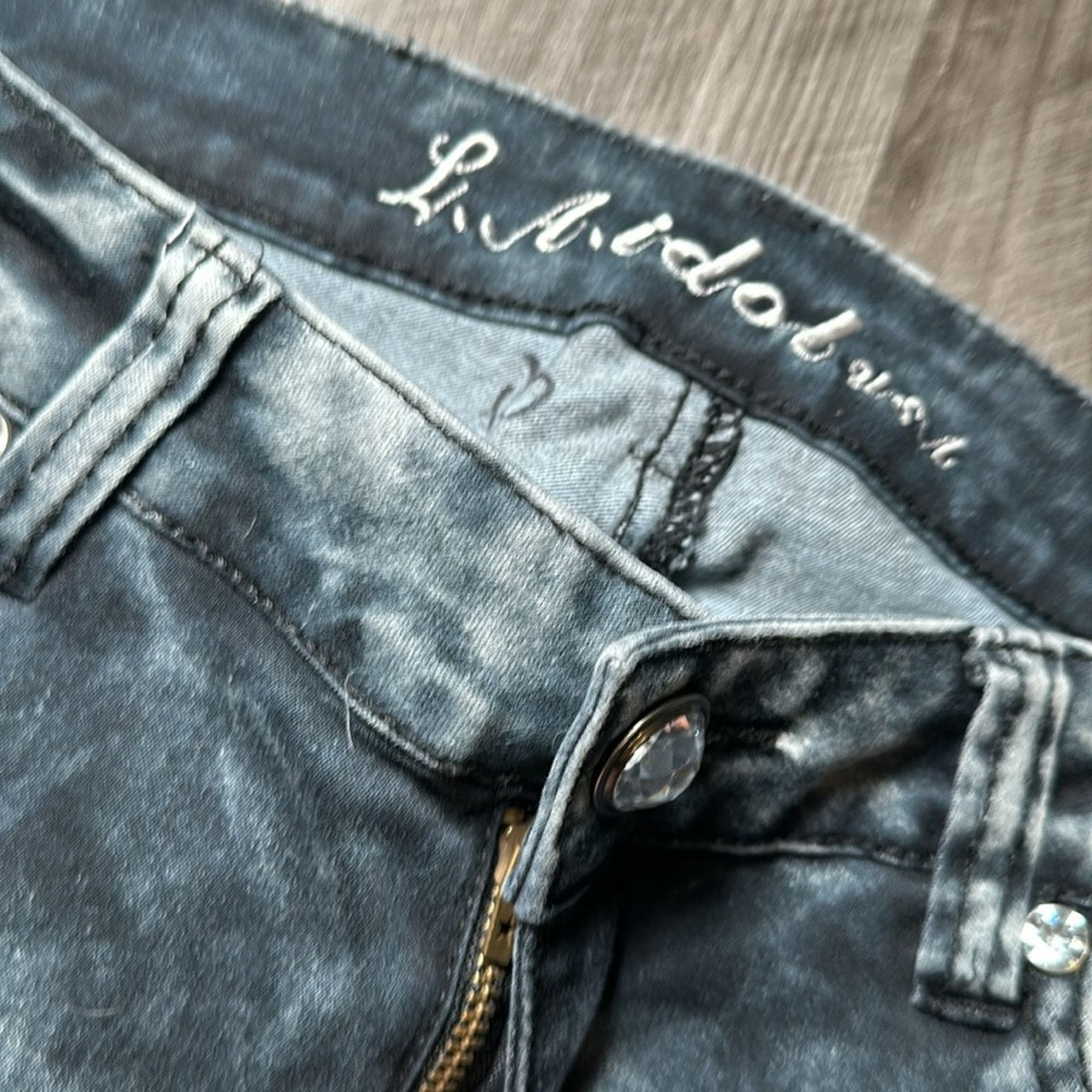 Other L.A. Idol Skinny Jeweled Jeans - 11 Size 31" - 6 Thumbnail