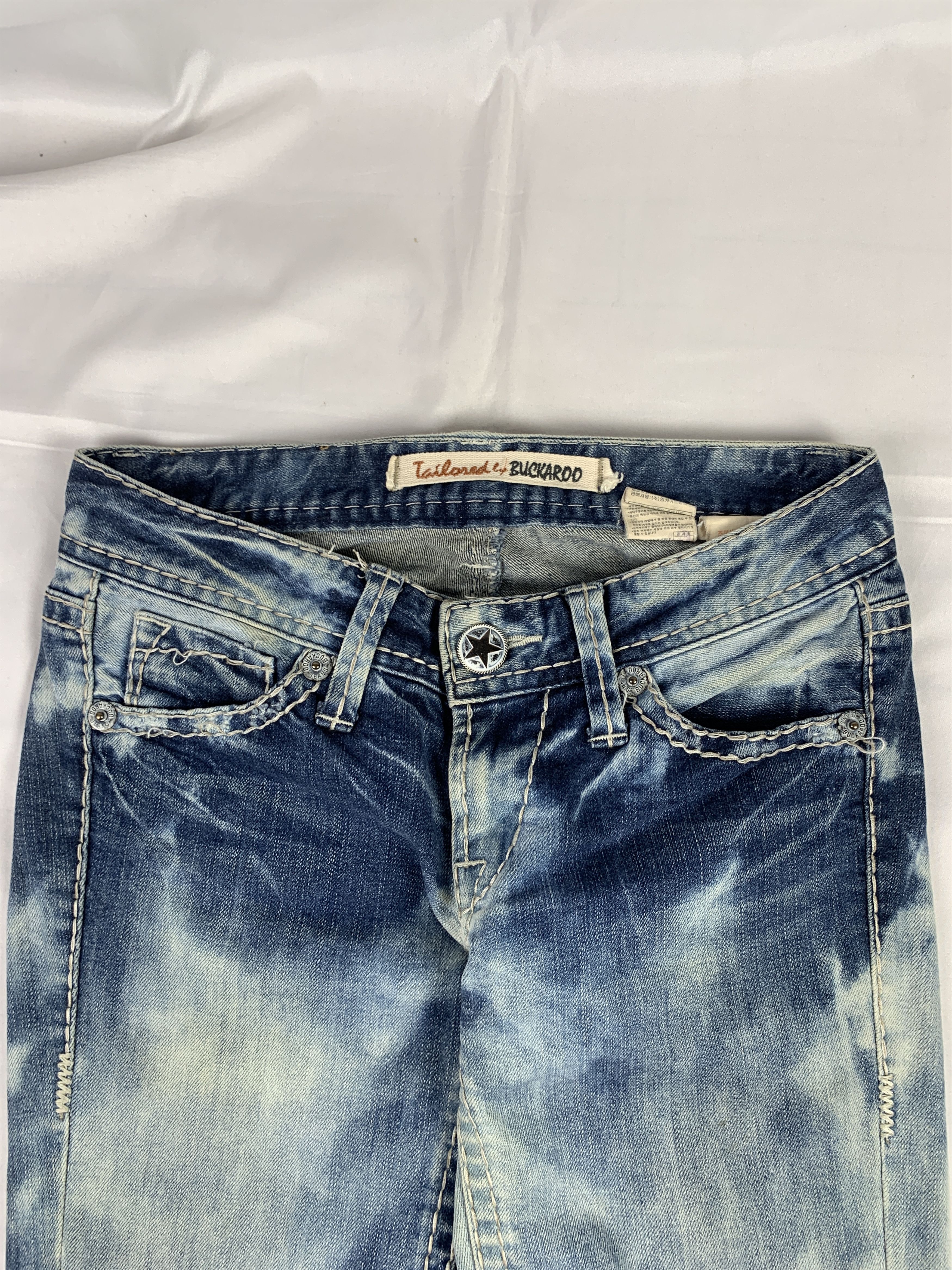 BUCKAROO Buckaroo Washed Blue Flared Bootcut Lowrise Jeans (28) Size 28" / US 6 / IT 42 - 8 Thumbnail