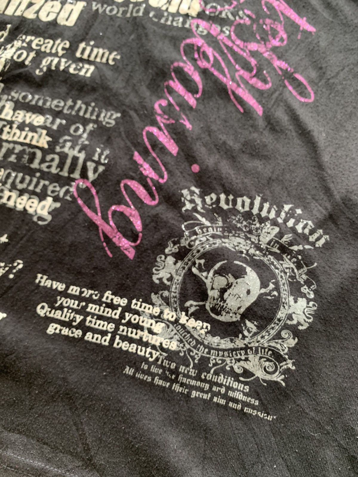 If Six Was Nine Beaumont carr punk poem with skull shirt Size US L / EU 52-54 / 3 - 5 Thumbnail