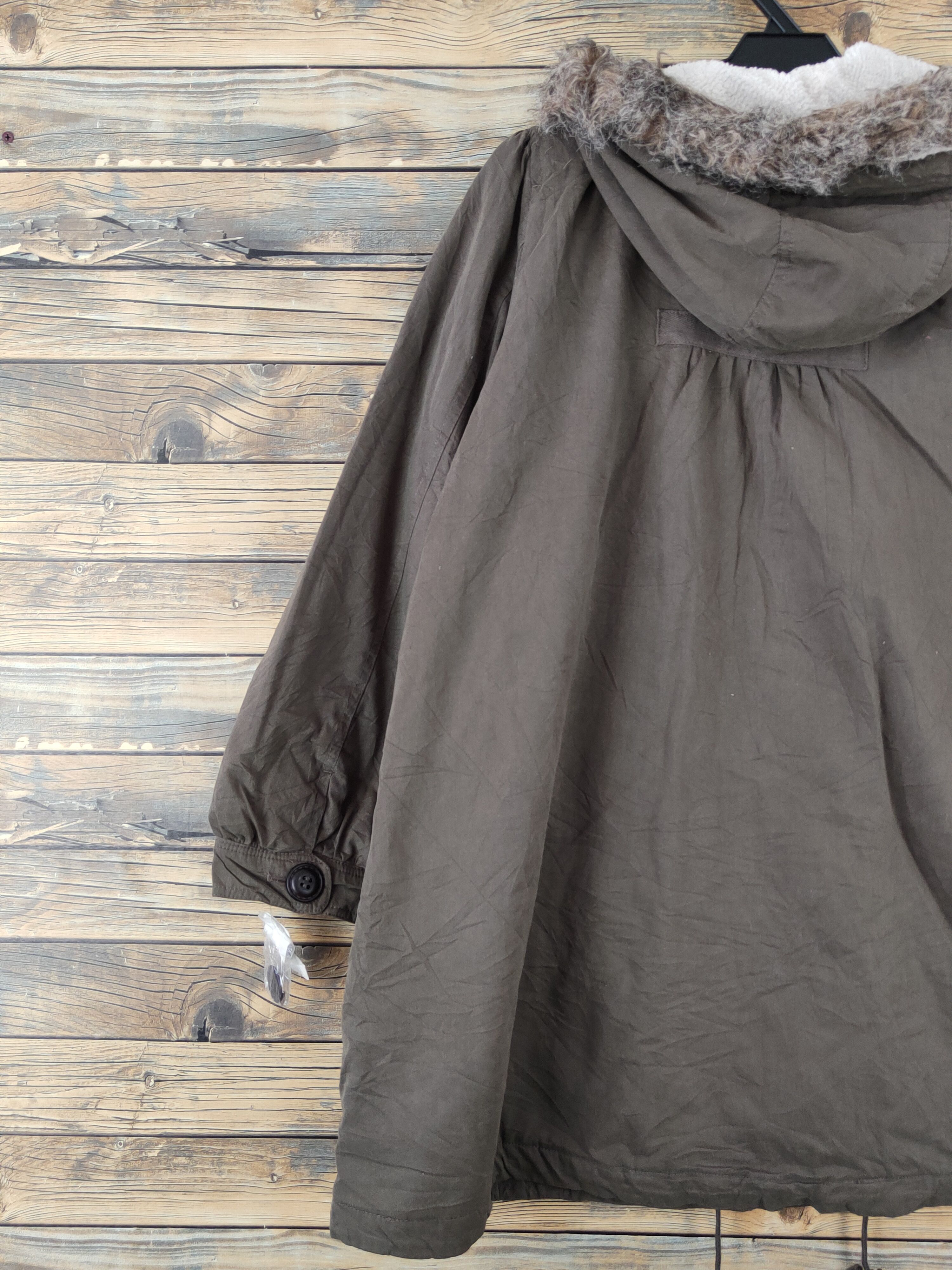 Japanese Brand × Vintage Vintage Winter Stuff UJ Contempo Olive Hoodie Sweater Coats Size M / US 6-8 / IT 42-44 - 8 Thumbnail