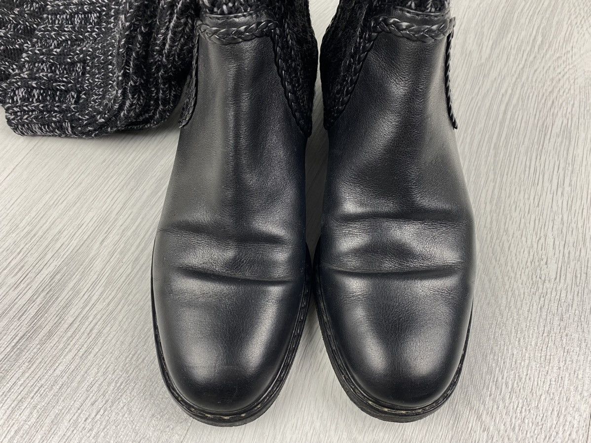 Gucci Gucci Knit Socks Leather Boots Size 37 1/2 Fendi Prada Size US 7.5 / IT 37.5 - 4 Thumbnail