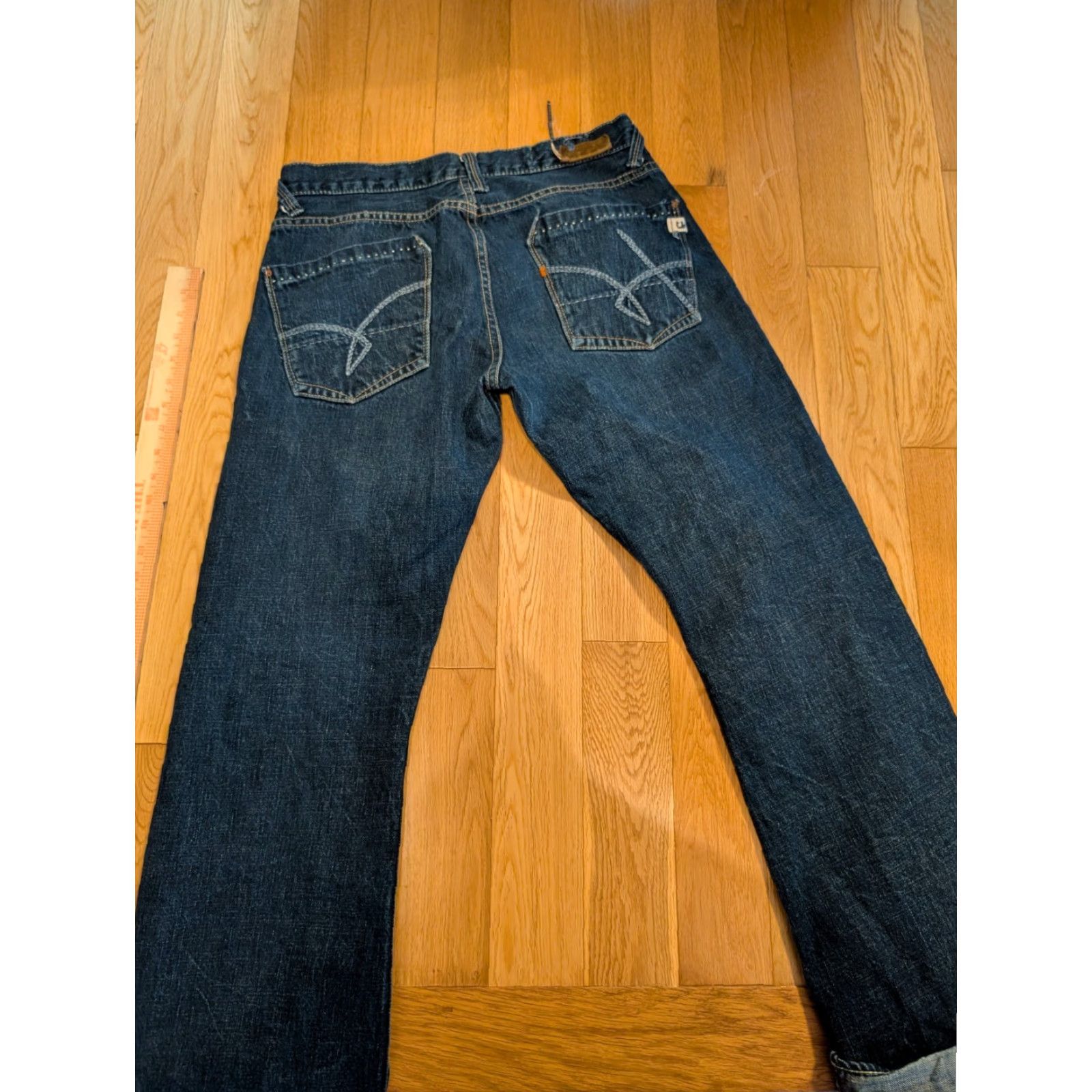 Union LA Union LA Y2k Dark Denim Men's Regular Straight Fit 32x30 Jeans Blue Dark Wash Straight Mens 32 30 Regular Union LA Y2k Dark Denim Jeans Men Size 32x30 Size US 32 / EU 48 - 6 Thumbnail