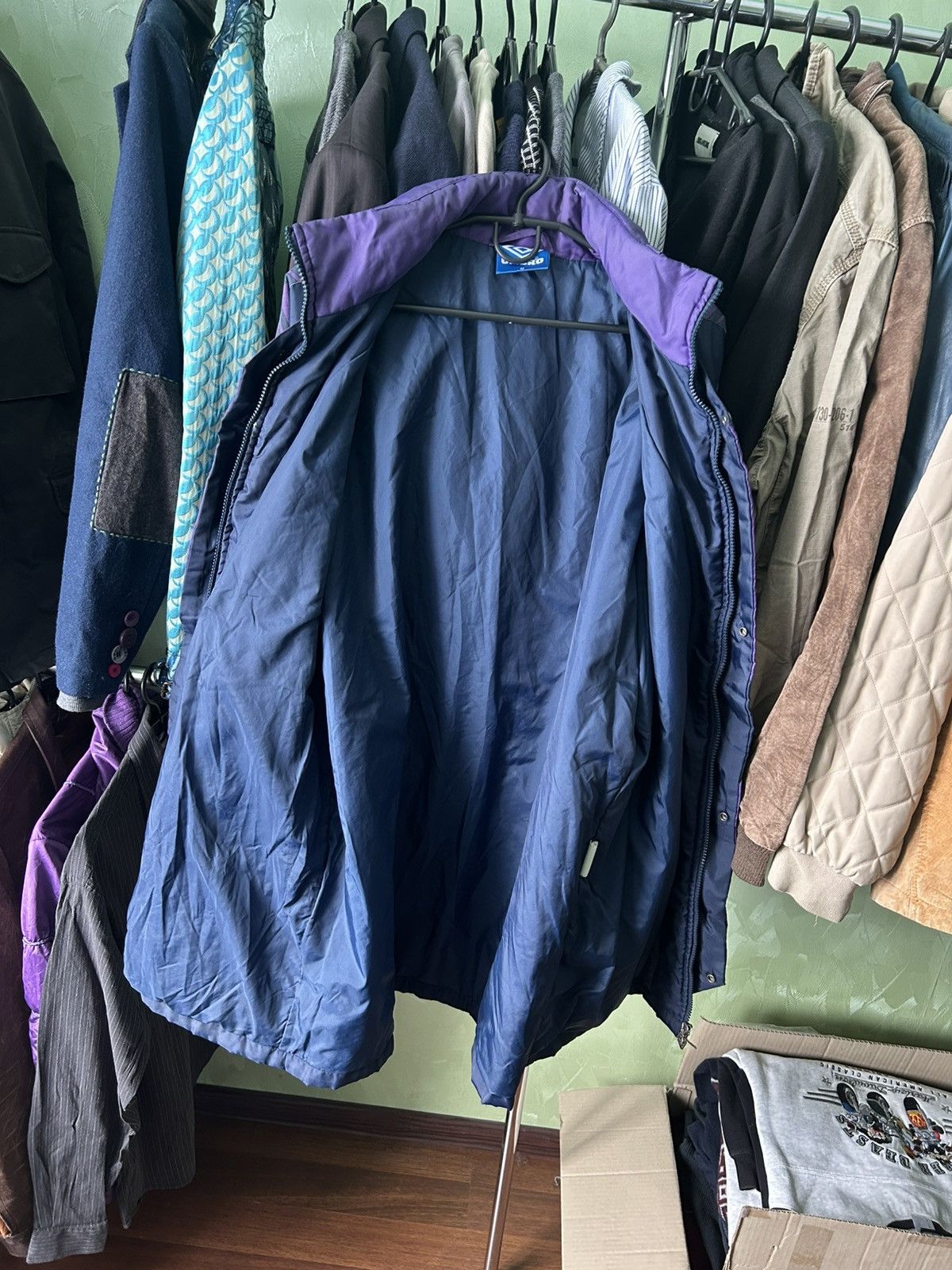 Umbro Vintage Umbro 90s Coat Jacket Football Soccer Nylon Size M Size US M / EU 48-50 / 2 - 10 Thumbnail