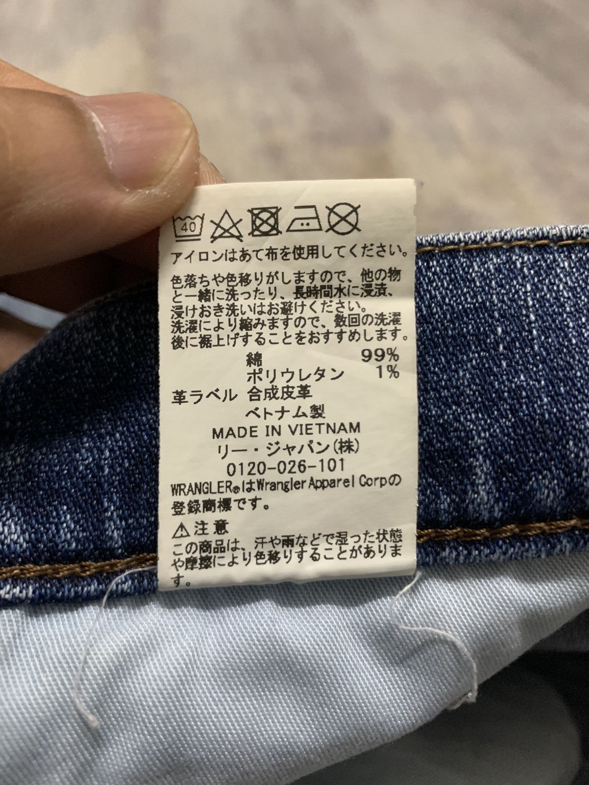 Wrangler VINTAGE WRANGLER DISTRESSED DENIM JEANS W30x30.5 Size US 30 / EU 46 - 14 Thumbnail